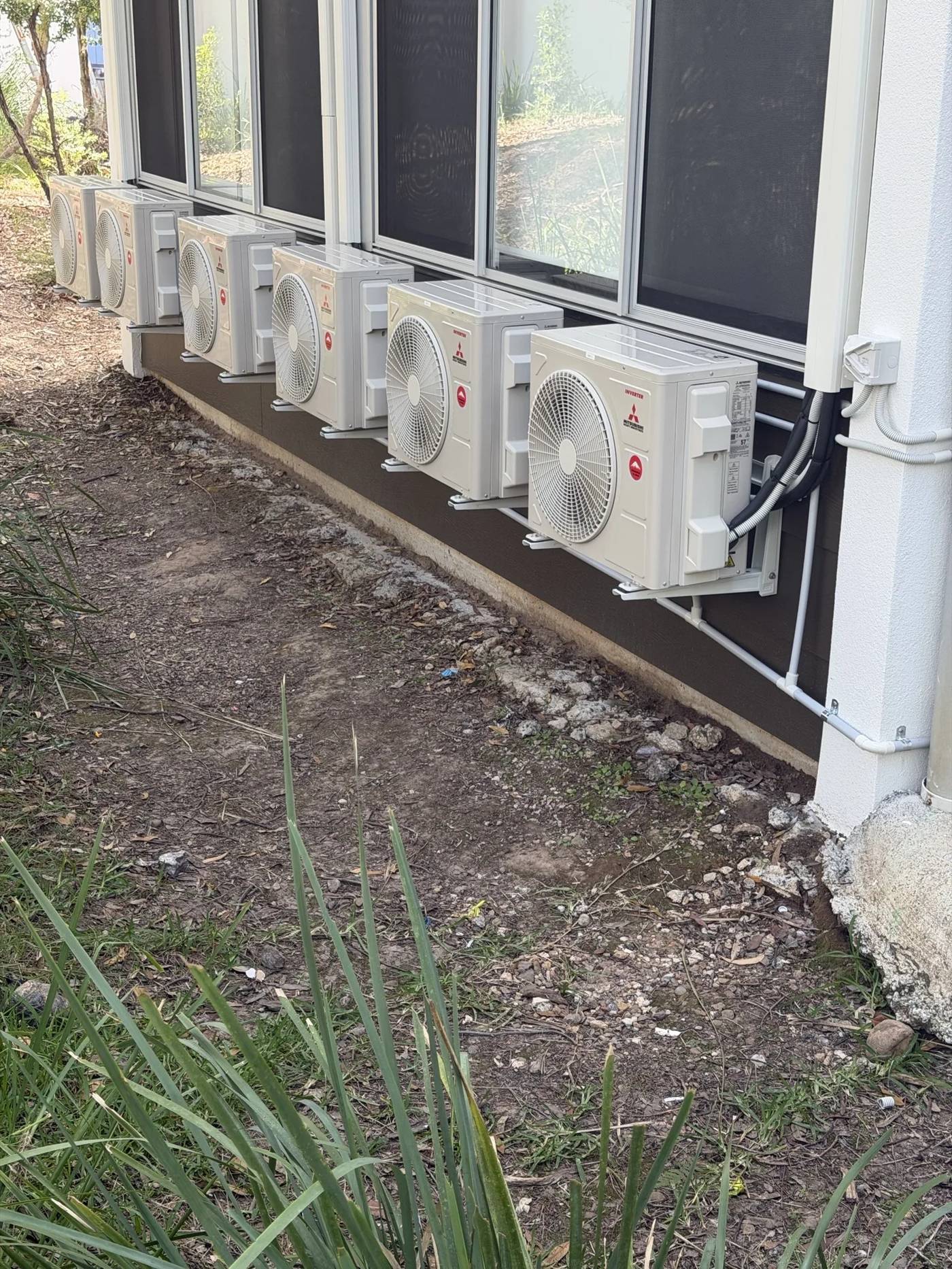 Completed PowerBreeze Solutions electrical and air conditioning work